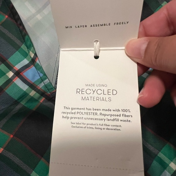 Satin Chemise Plaid Dress Size Medium (8-10) - Picture 7 of 8